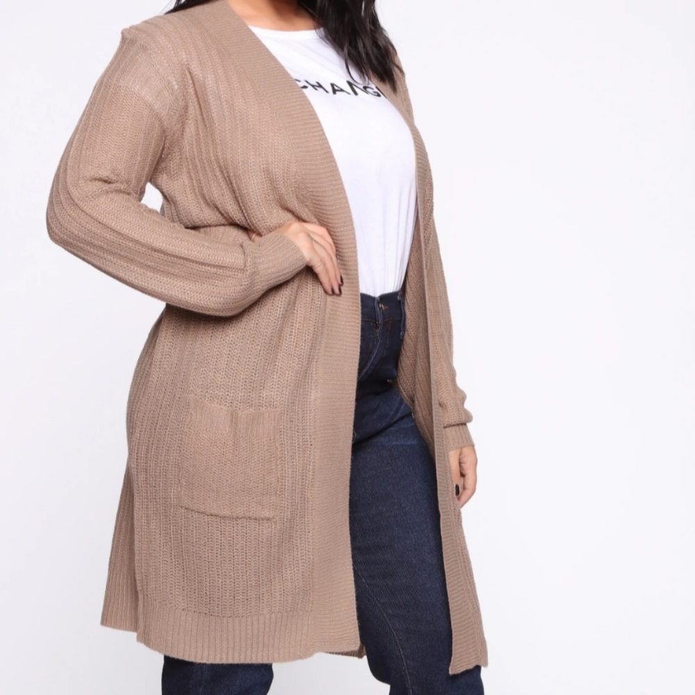 💥  2X Ribbed Cardigan - Picture 3 of 5